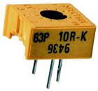 10 kohm SPECTROL 63P fekvő 9.52x9.52x4.83 0.5W 270° RoHSc.