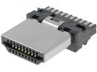 HDMI DUGÓ 19 pol. vezetékre RoHSc.