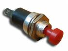 1ák. Nyomógomb 1xbontó piros 0.5A 250V szer.furat:7mm T250R
