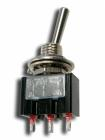 1ák. 3áll. Karos 1xváltó fém műk. 3A 250V AC szer.furat:6mm RoHSc KNX3-RSTM2A (ST303)
