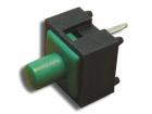 1ák. Nyomókapcsoló 1x záró fek/sárga 3A250V 15x15mm sz.fufat: 12mm (ST11Y)