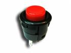 1ák. Nyomógomb 1x záró fek/pir. 3A 125V AC D=20/17mm RoHSc. DS412 MIYAMA