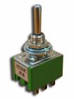 3ák. 3áll. Karos 3xváltó fém műk. 1A 250V AC szer.furat:6mm RoHSc .MS550N MIYAMA