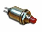 1ák. Nyomógomb 1x záró fém/pir.0.5A 125V AC szer.furat:5mm MS402ROT MIYAMA RoHS