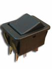 2ák. 2áll. Billenő 2xváltó fek/fek. 16A 250V 25x33.4mm C1560AB ARCO
