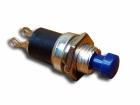 1ák. Nyomógomb 1x záró kék 0.5A 250V szer.furat:7mm SRT250A RoHSc.