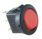 AKV11 1ák. 2áll. Billenő 1x záró fek/pir. 8A  12V D=20mm világító