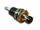 1ák. Nyomógomb 1x záró fekete 0.3A 250V szer.furat:7mm (09041,5505B)