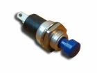 1ák. Nyomógomb 1xbontó kék 0.5A 250V szer.furat:7mm T250R