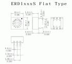 Kódkapcsoló HEX 10x10mm panelba forr.fekvö szersz. áll. ERD116RS RoHSc.