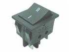 2ák. 2áll. Billenő 2xváltó fek/fek. 15A 250V 25x33.4mm (=C1560AB)    2023C7