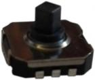 MINIATŰR JOYSTICK+ nyomógomb SMD kiv. 12V 50mA 7.4x7.5mm Micro