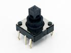 MINIATŰR JOYSTICK+ nyomógomb SKQUCAA010 ALPS 12V 50mA 1.57N(joys.) 3.14N(nyomóg.)