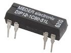DIP-12-1C90-51L 12V  1x váltó REED 175VDC/1.2A   500R MEDER/HAMLIN RoHSc. (HE 721 C 12 00)