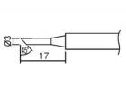 Forrasztópáka pákahegy 28913: 28010-es pákaáll-hoz 45° D=3mm 24V/50W