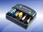 Akkumulátortöltő MW9168 NICD+NIMH 2 v.4db LR3/LR6/R14/ R20 9V-s akkuhoz túlt.védett+mem.ef.t